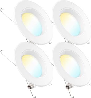 No. 1 - Sunco 4 Pack 5CCT Retrofit LED Recessed Lighting 6 Inch - 1