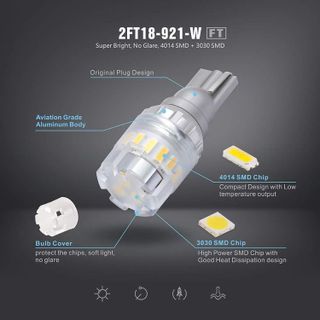 No. 7 - SIR IUS LED Back Up Light Bulbs - 4