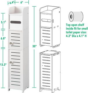 No. 4 - Bathroom Storage Cabinet - 2