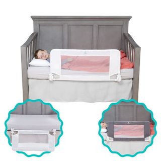 No. 5 - hiccapop Convertible Crib Bed Rail for Toddlers - 1