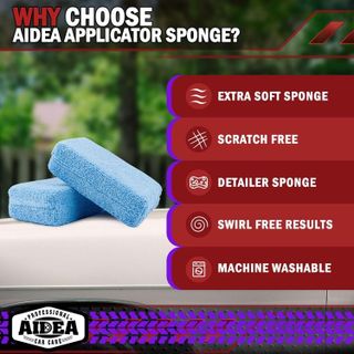 No. 4 - AIDEA Microfiber Sponge Applicators - 3