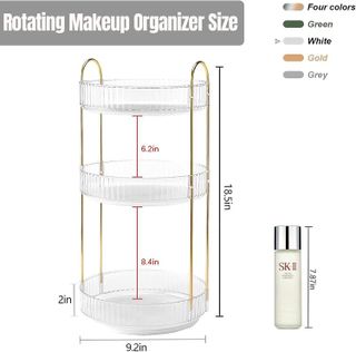 No. 4 - Weidace 360 Rotating Makeup Organizer - 4