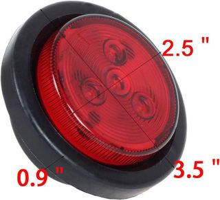 No. 10 - NEW SUN 2.5 Inch Round LED Marker Lights - 4