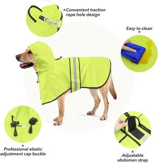 No. 8 - Ezierfy Waterproof Puppy Rain Jacket - 3