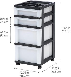 No. 1 - IRIS 4-Drawer Storage Cart - 3