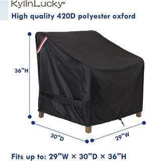 No. 9 - KylinLucky Patio Chair Covers - 2