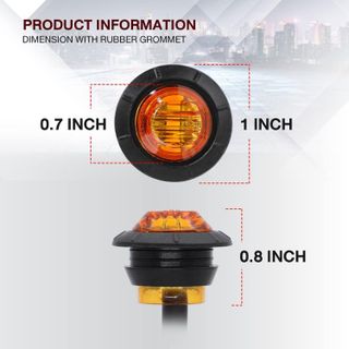 No. 6 - TMH 3/4 Inch Mount LED Marker Lights - 4