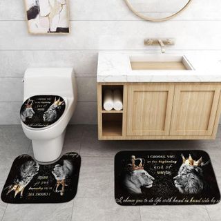 No. 8 - Shower Curtain and Rug Set - 5