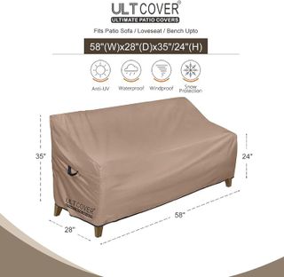 No. 1 - ULTCOVER Waterproof Outdoor Sofa Cover - 2