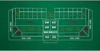 No. 5 - Casino Blackjack/Craps Layout - 2