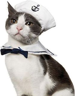 No. 1 - NAMSAN Dog Sailor Hat and Tie Costume - 1