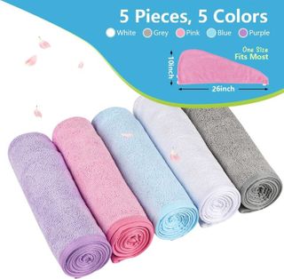 No. 10 - AIDEA Microfiber Hair Towel Wrap - 5