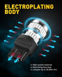 No. 6 - AUXITO LED Brake Lights Bulb - 5