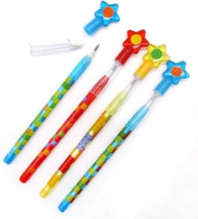 No. 9 - TINYMILLS 24 Building Block Brick Stacking Pencils - 3