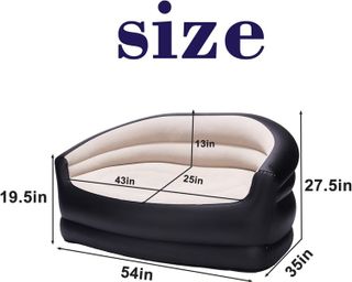 No. 5 - DIMAR GARDEN Inflatable Couch Outdoor Air Sofa - 3