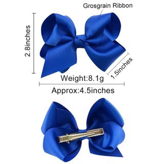 No. 3 - Hair Bows for Girls Grosgrain Ribbon - 3