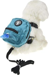 No. 10 - FLAdorepet Dog Backpack Harness with Leash - 2