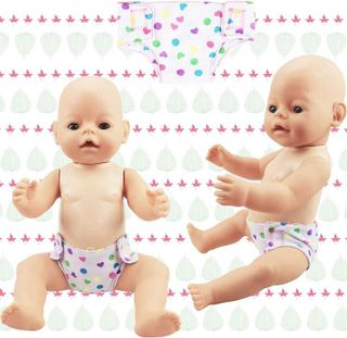 No. 2 - DC-BEAUTIFUL 4 Pack Baby Diapers Doll Underwear - 4