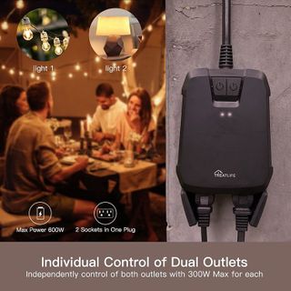 No. 7 - TREATLIFE Outdoor Smart Dimmer Plug - 2