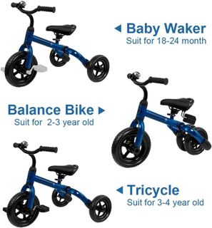 No. 7 - YGJT 3 in 1 Tricycle for Toddlers - 4