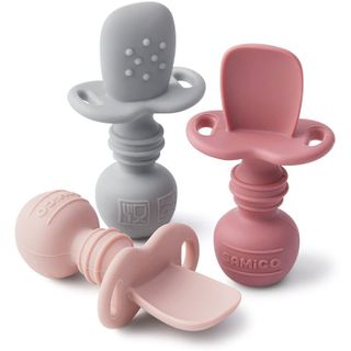 No. 7 - SAMiGO Silicone Baby Spoons Self Feeding - 1