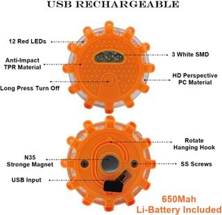 No. 3 - Ecoangel LED Road Flares Emergency Lights - 3