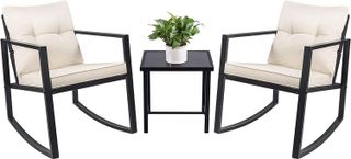 No. 7 - Devoko 3 Piece Rocking Bistro Set - 1