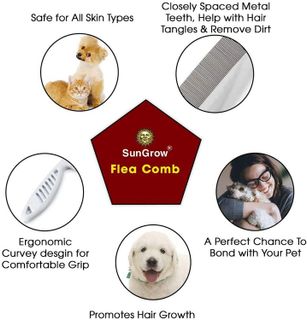 No. 8 - SunGrow Pet Comb - 5