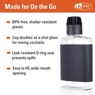 No. 8 - GSI Outdoors - Clear Easy Fill Flask - 2