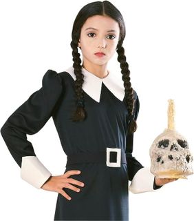 No. 9 - Wednesday Addams Kids Costume Wig - 1