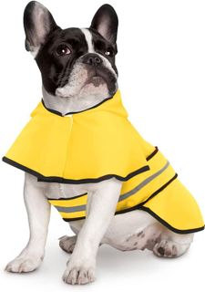 No. 1 - HDE Dog Raincoat Hooded Slicker Poncho - 2