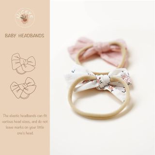 No. 5 - Niceye Baby Girls Bow Headbands - 3