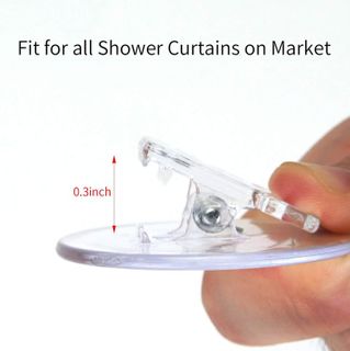 No. 2 - FEATCH Shower Curtain Clips - 5