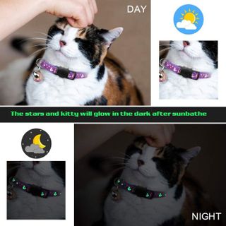 No. 5 - Breakaway Cat Collars with Bell Moons Stars - 5