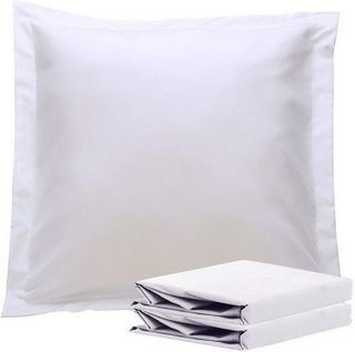 No. 2 - NTBAY 100% Brushed Microfiber Euro Pillow Shams - 1