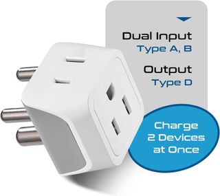 No. 2 - Ceptics US to India Plug Adapter - 5