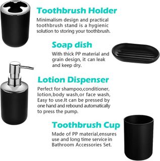 No. 7 - Papillon Bathroom Accessory Set - 3