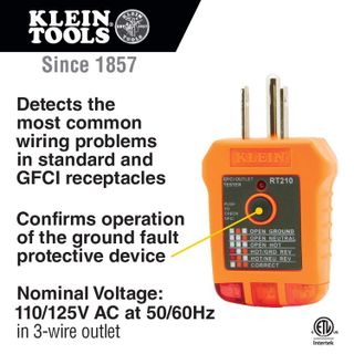 No. 5 - Klein Tools RT210 Outlet Tester - 2