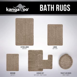 No. 4 - KANGAROO Shag Chenille Toilet Lid Cover - 4