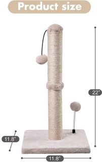 No. 9 - MECOOL Cat Scratching Post Premium - 4