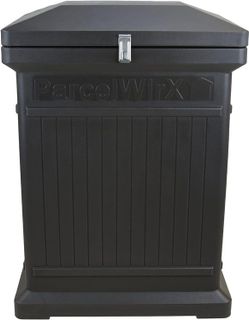 No. 2 - RTS Home Accents ParcelWirx Premium Vertical Large Lockable Package Delivery Box with Hinged Lid - 1