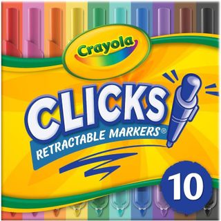 No. 6 - Crayola Clicks Washable Markers with Retractable Tips - 1