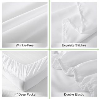 No. 7 - ILAVANDE Queen Size Sheet Set - 4