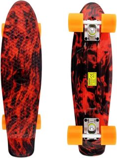 No. 4 - Meketec Skateboards Complete 22 Inch Mini Cruiser Retro Skateboard - 2