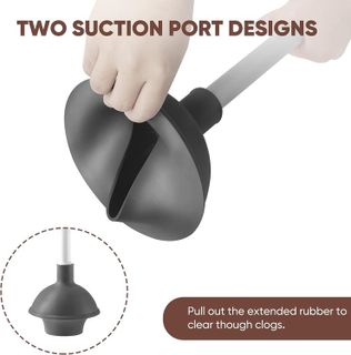 No. 7 - Eyliden Toilet Plunger and Brush Set - 2