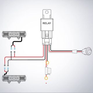 No. 5 - Nilight - NI -WA 06 LED Light Bar Wiring Harness Kit - 4