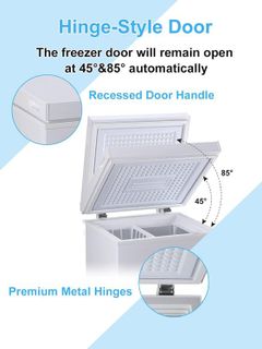 No. 5 - KRIB BLING Chest Freezer 5.0 cu.ft Mini - 5