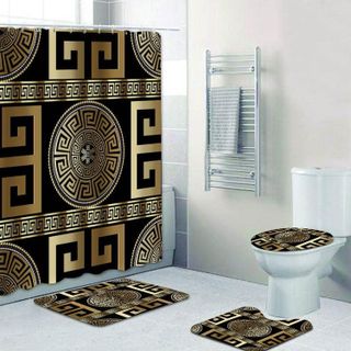 No. 5 - ZGDPBYF Shower Curtain Set - 1