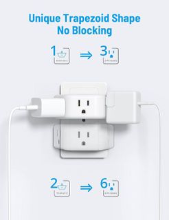 No. 10 - TROND Multi Plug Outlet Extender - 3