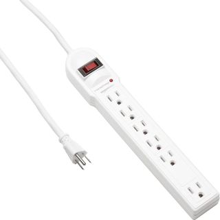 No. 3 - Amazon Basics Rectangular 6-Outlet Surge Protector Power Strip - 2